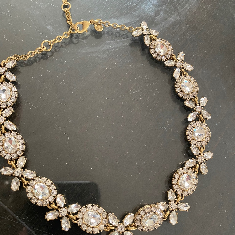 Crystal Jcrew necklace
